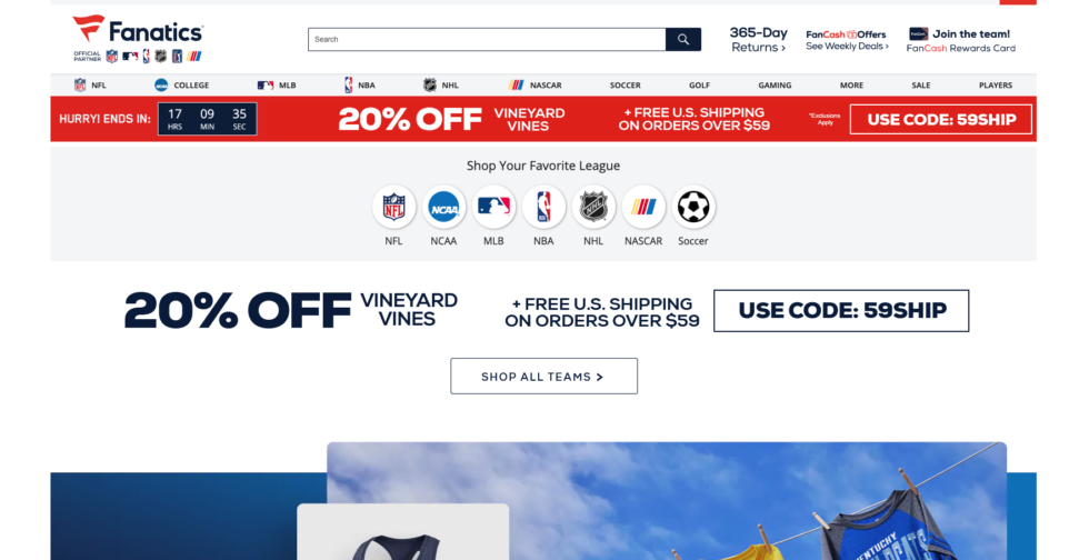 全球最大體育授權用品零售商 Fanatics 推出針對 NFT 服務的公司 Candy Digital ToCoin